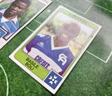 3 CARDS BOLI PRUNIER COCARD ROOKIE A.J.A AUXERRE ONZE MONDIAL 1989 FRANCE