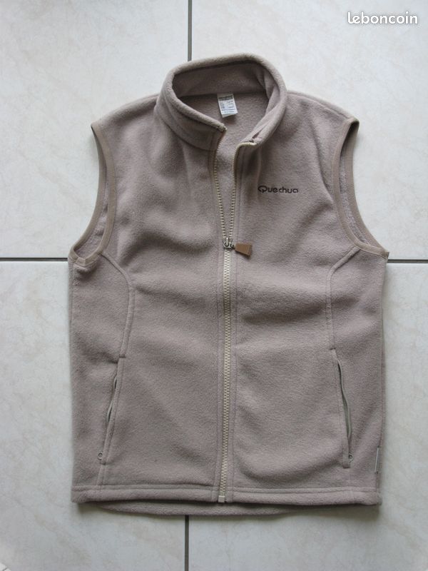 Polaire sans manche beige (image 1)