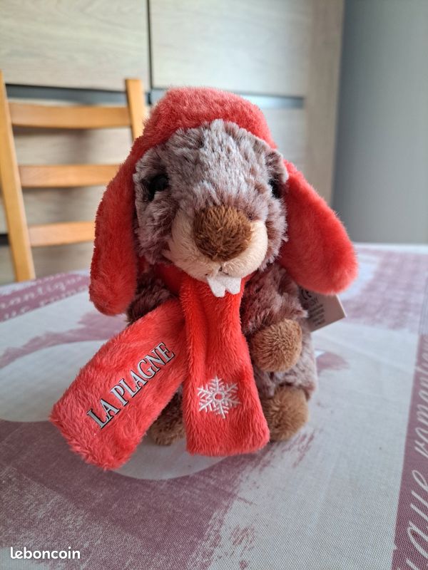 Peluche marmotte la plagne neuve avec étiquette (image 2)