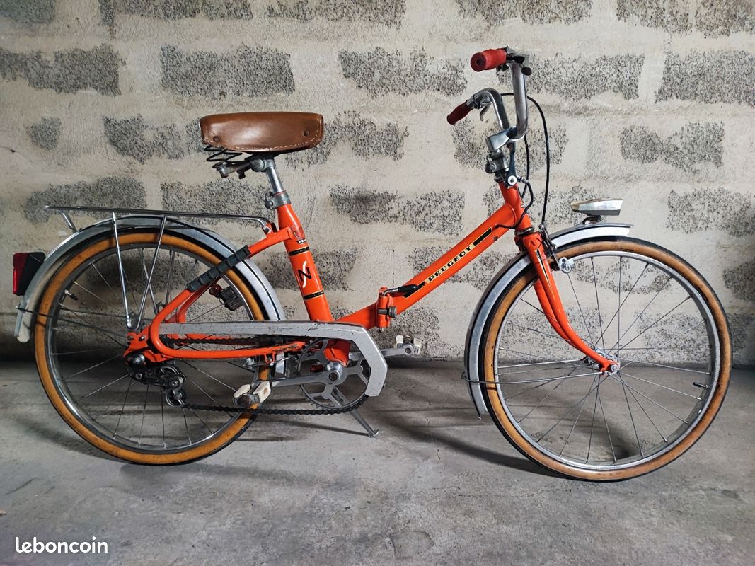 Vieux Vélo Pliant VÃ©lo Pliant Peugeot Vintage Motoconfort Velo