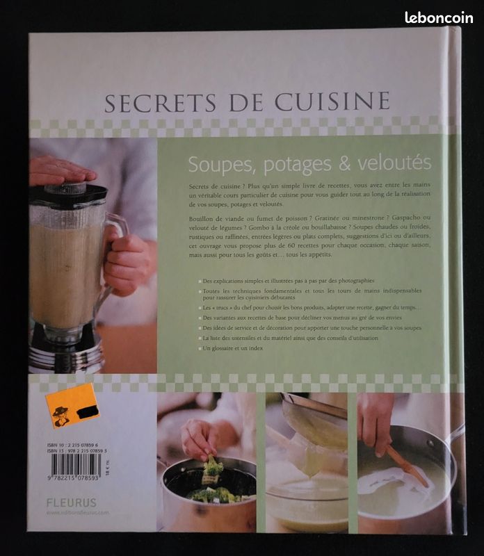 Livre "SOUPES, POTAGES ET VELOUTÉS" (image 2)