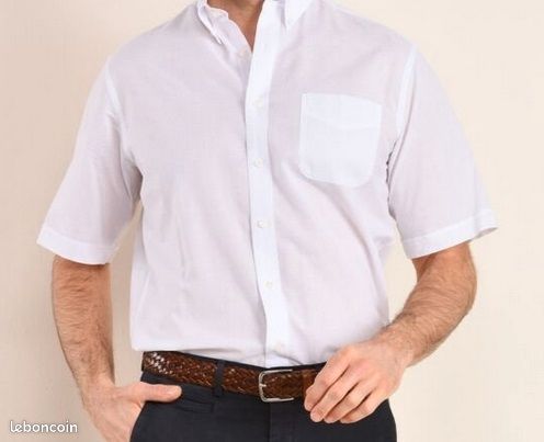 Chemise homme blanche Bexley neuve Taille 47 Vêtements - Main Image
