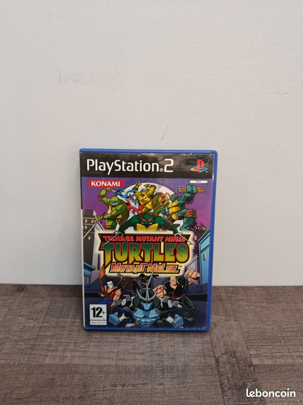 Jeu PS2 PROMO : Teenage Mutant Ninja Turtles - Complet Et En Très Bon état