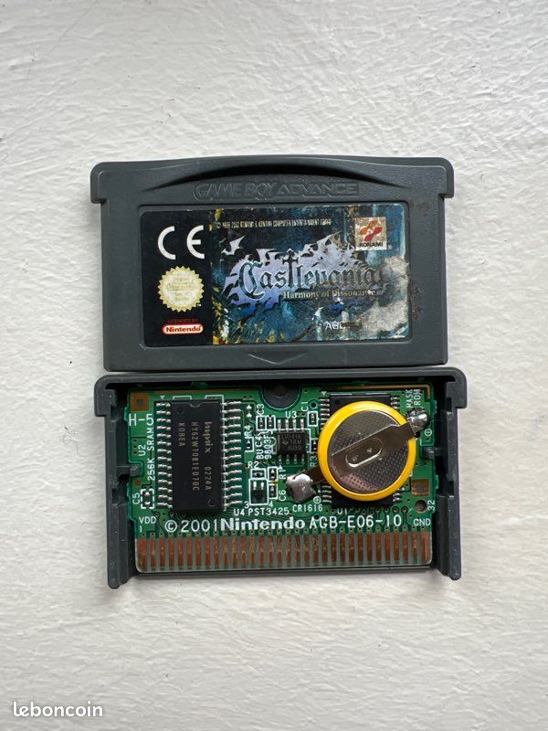 Castlevania harmony of dissonance GBA pile neuve (image 2)