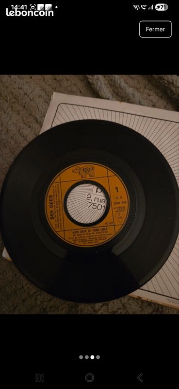 Vinyle 45T Bee Gees (image 3)