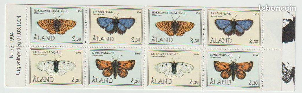 Finlande-aland 136-139 (édition complète) neuf 1998 activités pour les