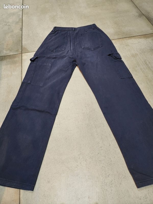 Pantalon coupe cargo straight Jennyfer Taille 34 (image 2)