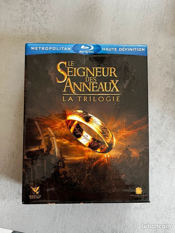 Coffret seigneur des anneaux trilogie blu ray bluray steelbook edition DVD Films