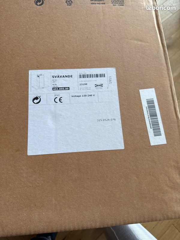 Hotte IKEA SVÄVANDE neuve en boîte + tuyau flexible (valeur 600) (image 3)