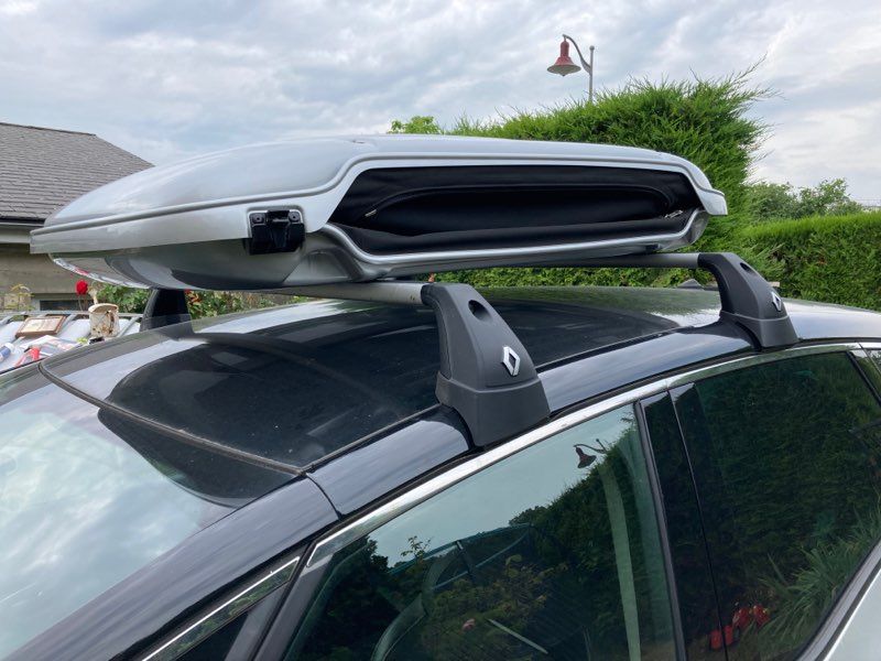 Barre de toit Renault Scenic 4 d'origine avec coffre neuf - Équipement auto