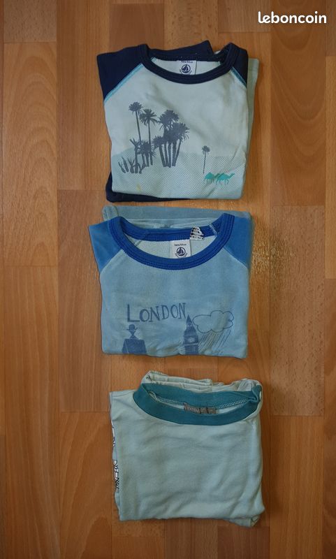 Lot de 3 pyjamas pour garçon en 3 ans (image 1)