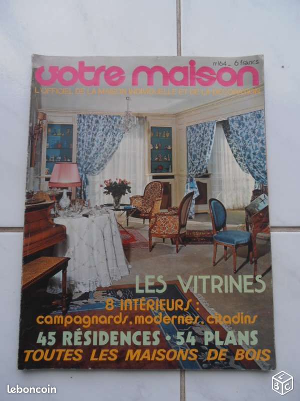 REVUE VOTRE MAISON N°164/165/166 de 1975 COLLECTOR (image 1)
