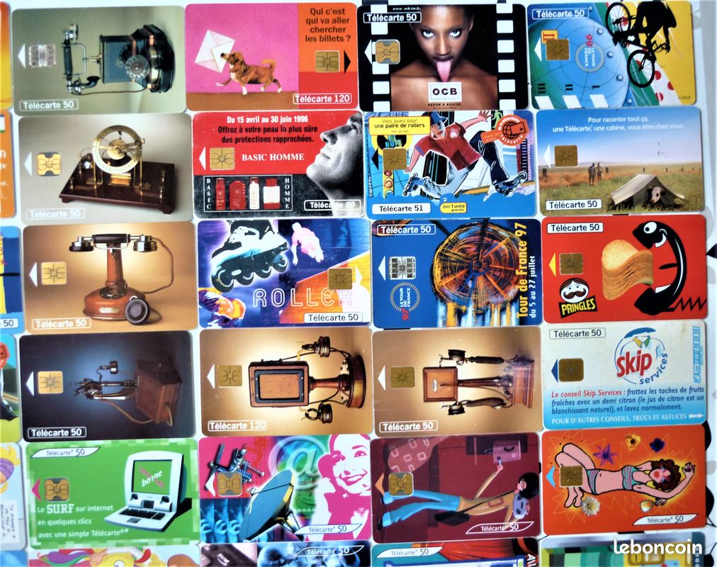 Lot de 65 télécartes France Télécom + 1 rare PTT bleue (années 1980–2000) - Collection
