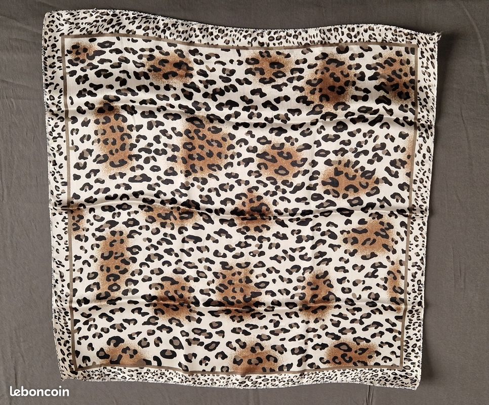 Foulard de sac léopard - NEUF (image 2)