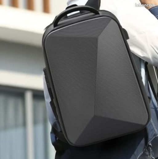 Sac à Dos pour Ordinateur Portable Idéal Pour Voyages Etanche Antivol Prise USB (image 6)