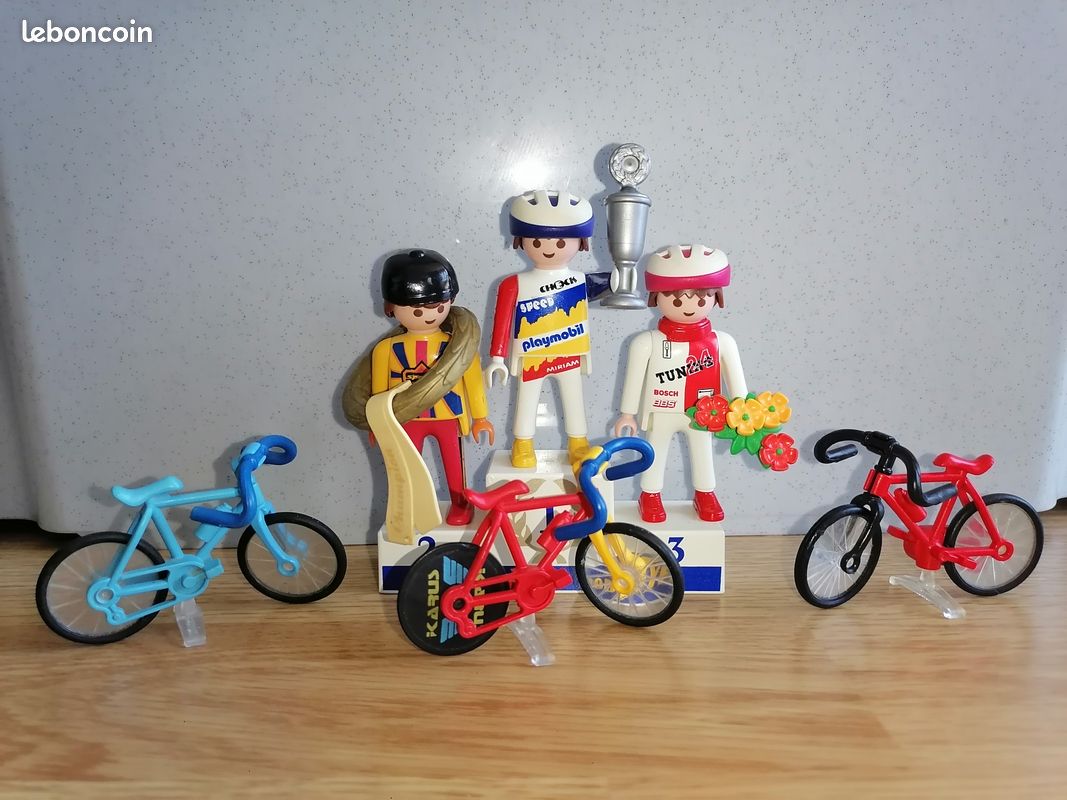 Playmobil cycliste podium Jeux Jouets