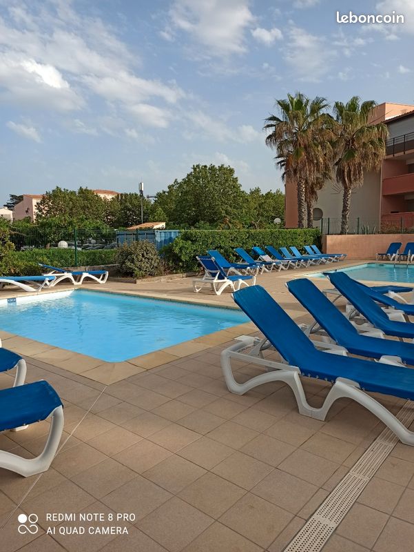 Libre du 23/08 au 30/08 - Vacances au top mer, piscine, parking fermé, appart pour 4 en rez de chaussée (image 2)
