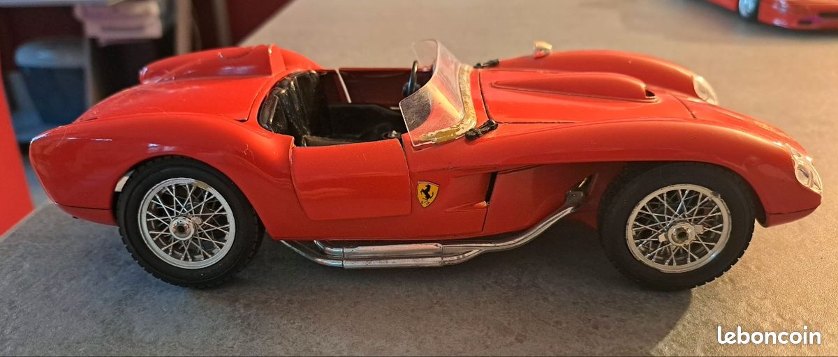 SIÈGE INTÉRIEUR PIÈCE miniature Ferrari 250 testa rossa 1957 Burago 1