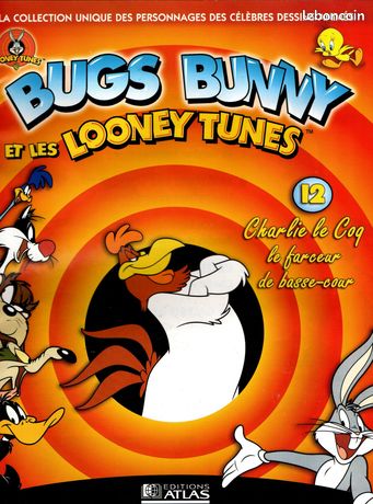 Figurine Résine Charlie Le Chien (Looney Tunes) Par Atlas - Très Bon État