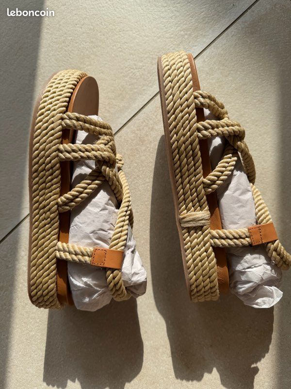 Sandales nu-pieds Jonak en corde Chaussures