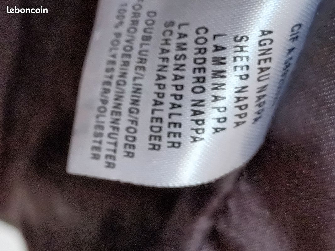 Manteau femme en cuir d'agneau (image 3)