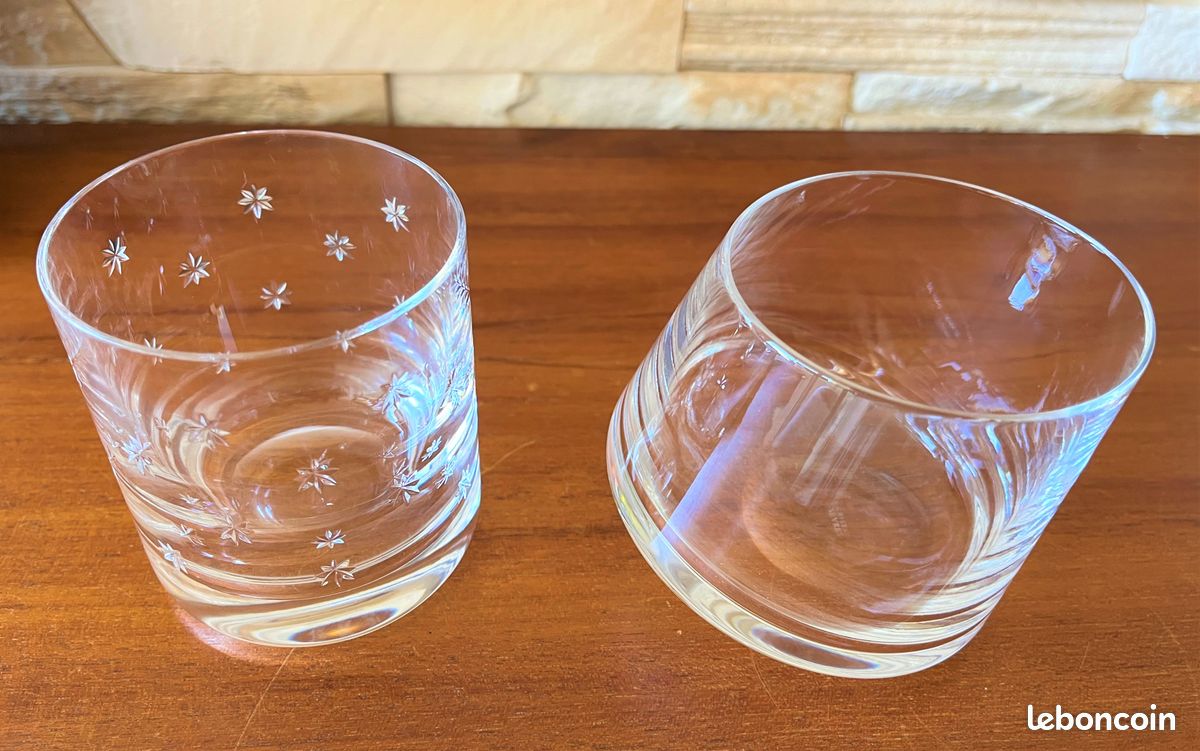 Lot verres a whisky cristal de sevres (image 2)