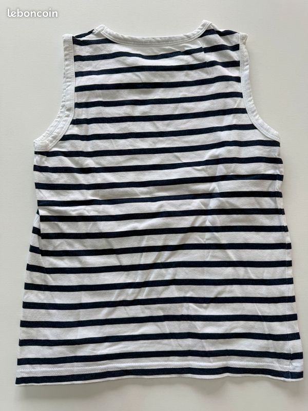 Débardeur marinière 8 ans (image 3)