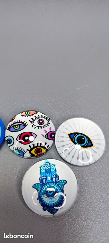 6 aimants décoratifs | verre (image 5)