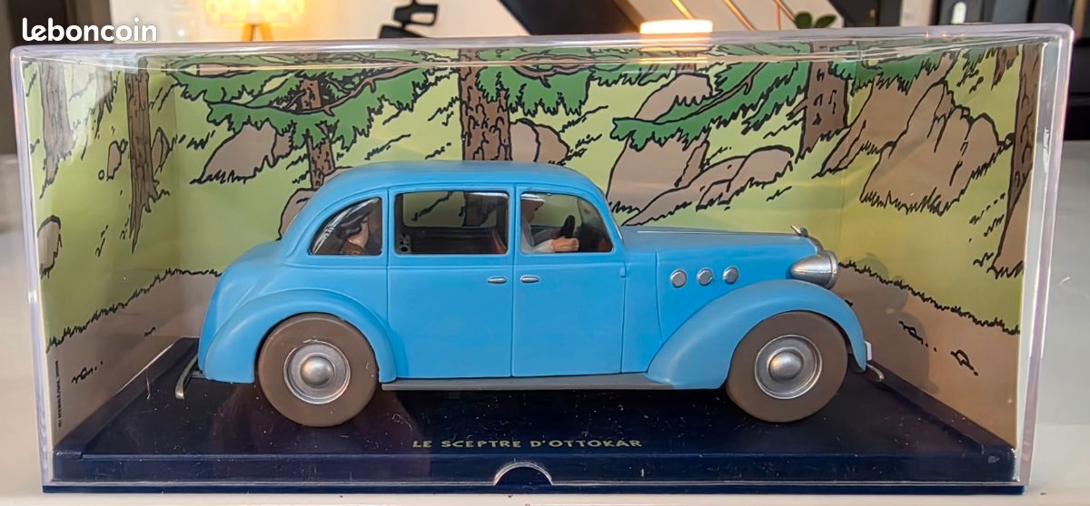 Voiture jaune Tintin Le Sceptre d'Ottokar - Collection