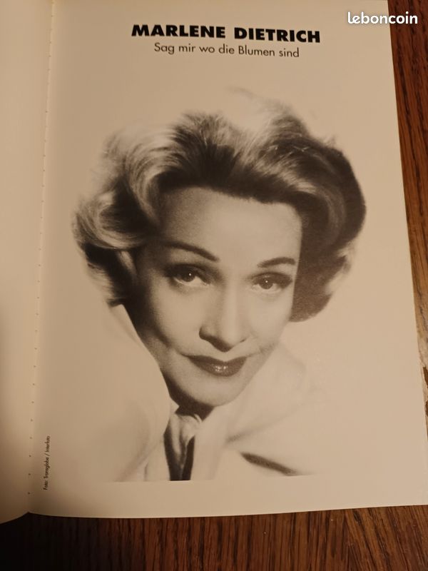 Vends livret + partition " Marlène Dietrich " 1992 (image 4)