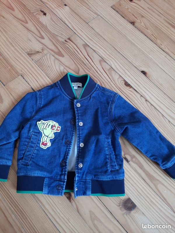 Blouson en jean Kenzo kids (image 2)