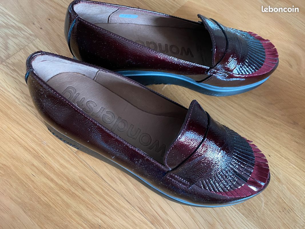 Mocassin vernis en cuir (image 4)