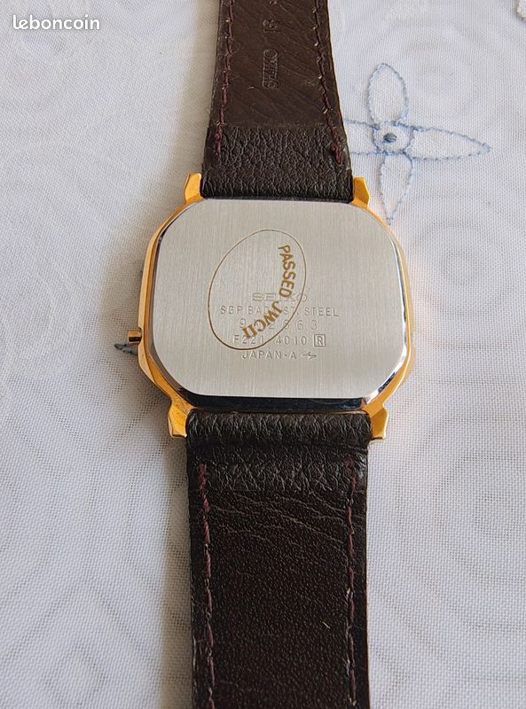 Seiko L221-5010 LCD – Montre digitale vintage 100 % d
