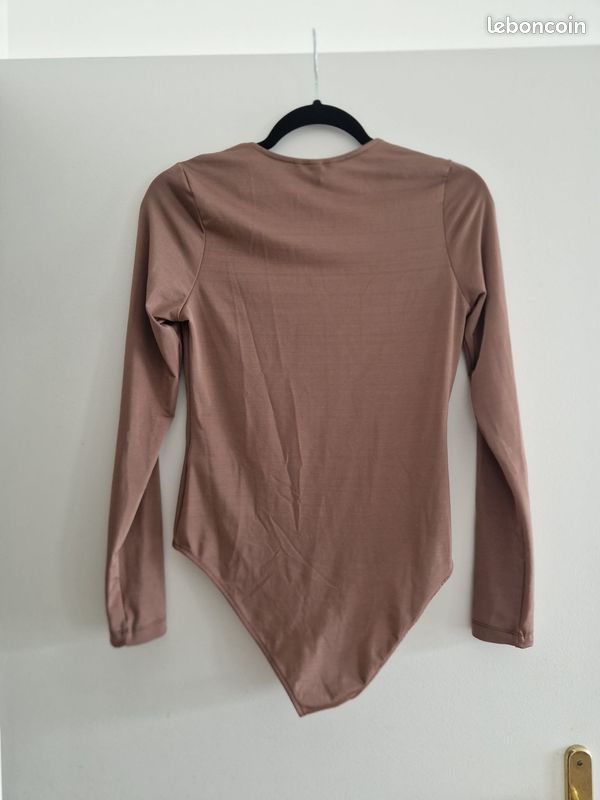 Body à manches longues H&M S 36 décolleté en V (image 3)