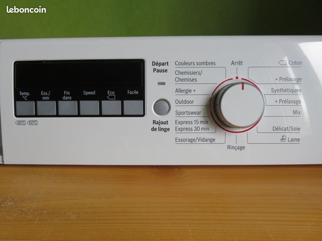 Panneau de commande lave linge bosch (image 2)