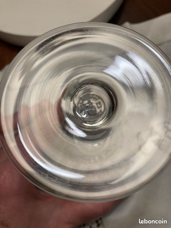 11 verres à vin Baccarat, île de France (image 3)