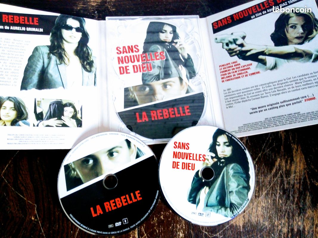 Coffret 2 DVD Pénélope Cruz - Sans Nouvelles de Dieu et La Rebelle (image 2)