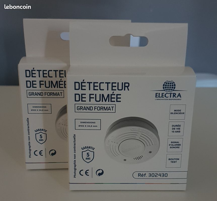 Detecteur de fumee autonome pour habitation (image 1)
