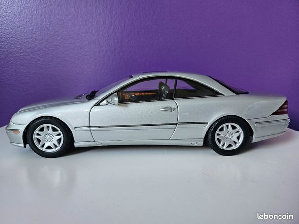 Maquette Mercedes CL 500 Lorinser Grise Argent - Autoart échelle 1:18, Occasion