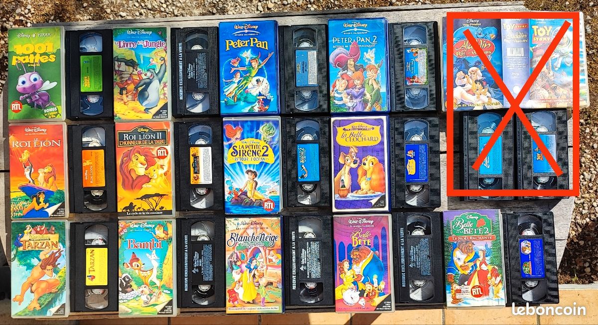 Cassettes VHS DISNEY (image 2)
