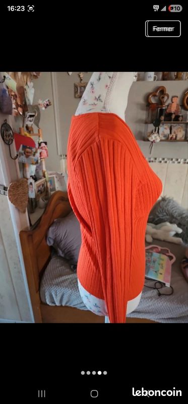Joli haut bonobo corail 38 (image 4)