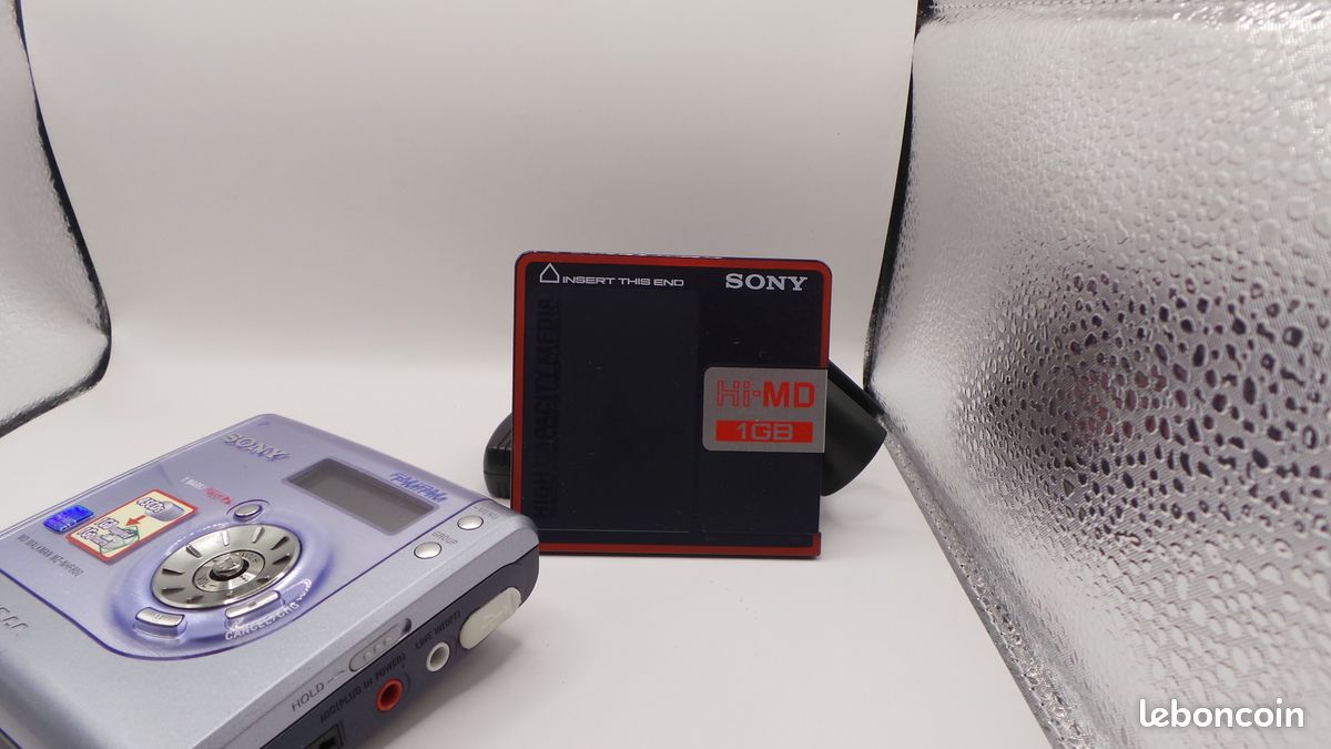 PACK complet mini disc MD SONY MZ-NHF800 micro télécommande écouteurs mini disc 1gb (image 11)