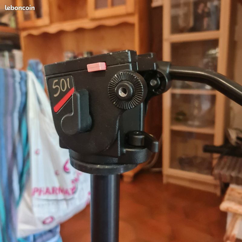 Ensemble trepieds Gitzo et rotule Manfrotto 501 (image 7)