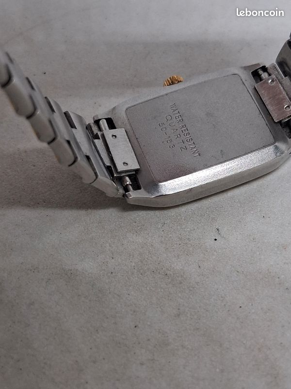Montre vintage eska leadership dames mécanisme à quartz argenté et dorée bracelet métal d'origine (image 11)