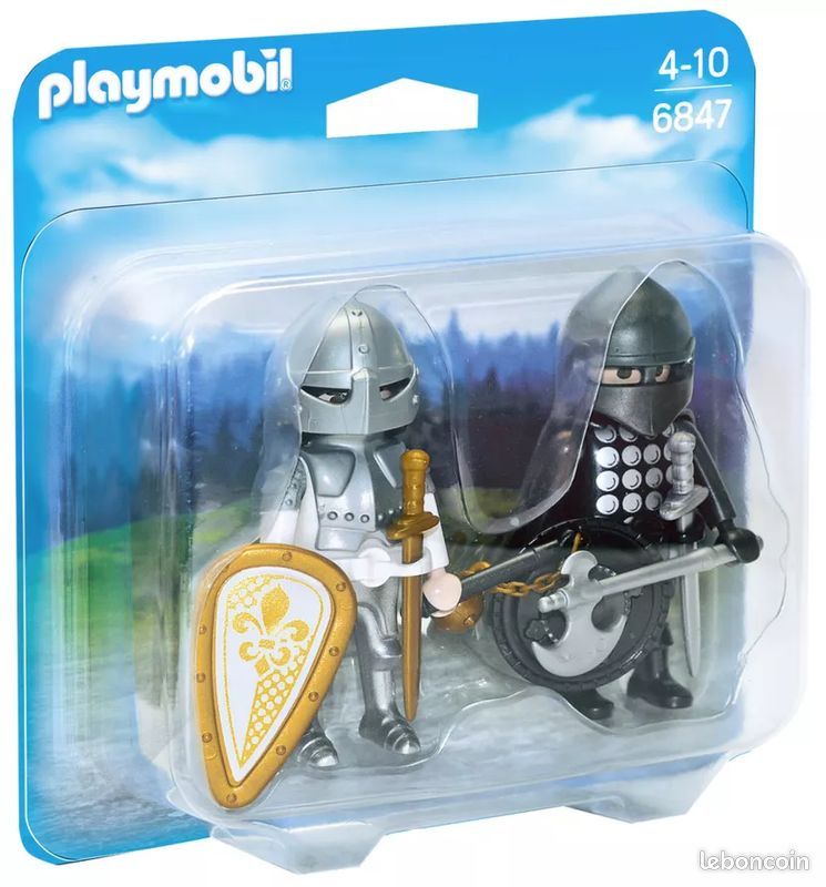 Playmobil Chevalier Noir 4646 - Édition Spéciale Moyen-Âge, Occasion, Univers Playmobil