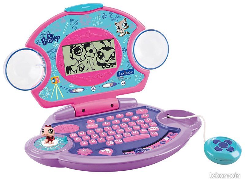 Lexibook ordinateur Littlest Pet Shop Party Power LPS 80 activités 1000 questions lot SOP77 (image 7)