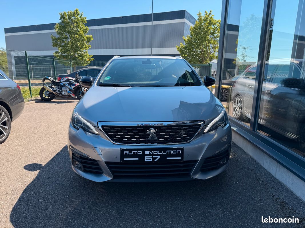 Peugeot 308 sw break 2.0 hdi gt line 180cv boite auto 8 hifi denon keyless go siege chauffant massant gps led (image 9)