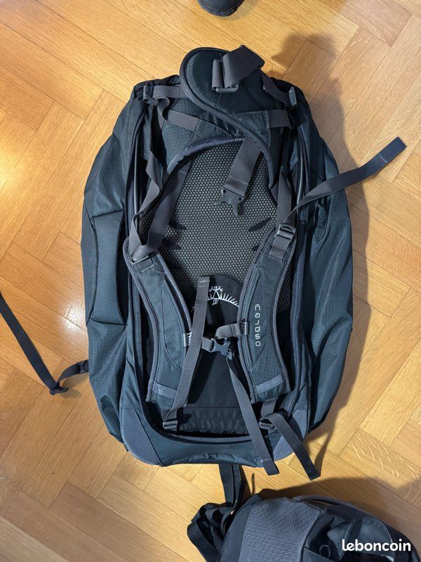 Sac à Dos De Voyage Farpoint 80L Noir - Homme - Capacité 80 Litres