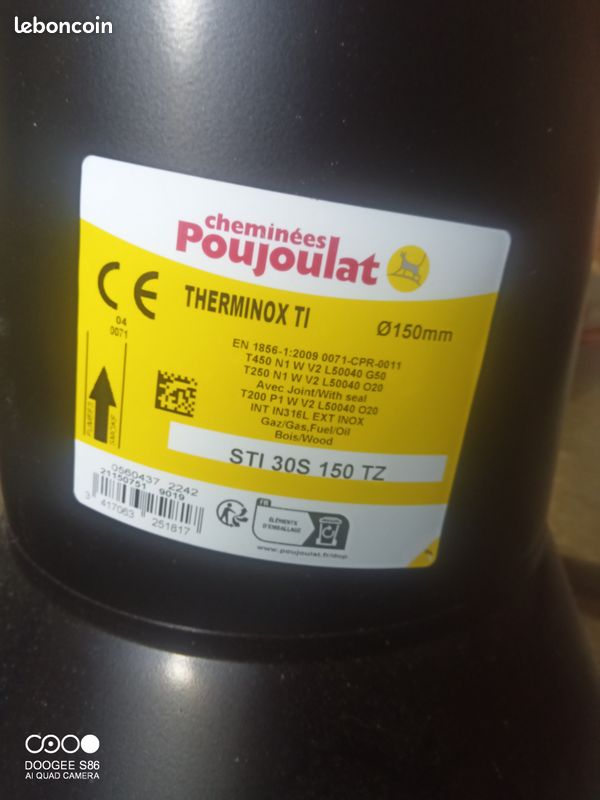 Sortie toiture 30% poujoulat noire (image 2)