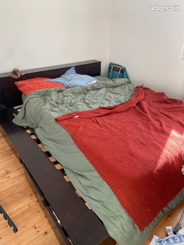 Sommier meuble lit matelas (image 1)